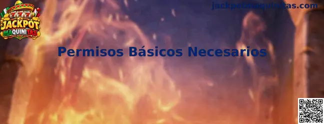 Guía de Permisos Básicos Necesarios para revisar las autorizaciones de aplicaciones relacionadas con Jackpot Maquinitas