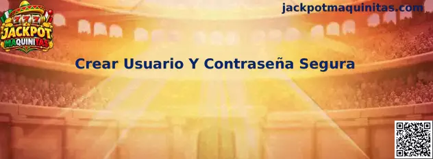 Guía para crear un usuario y una contraseña segura en Jackpot Maquinitas