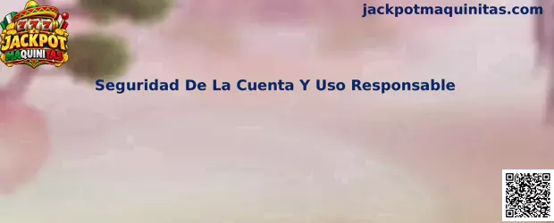 Seguridad de la cuenta y uso responsable en Jackpot Maquinitas