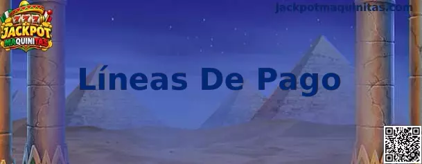 Ilustración de líneas de pago sobre los carretes de una máquina de juego