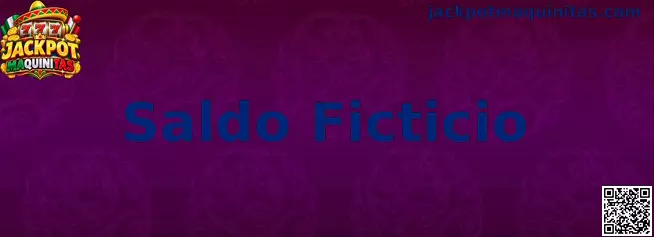 Muestra de saldo ficticio para jackpot maquinitas en modo demo